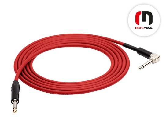 Red's Music - Kabel instrumentalny Jack 6.3 - Jack kątowy 6.3
